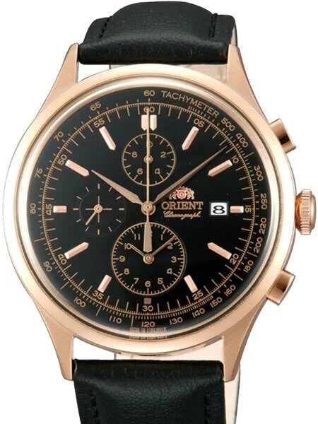 Orient Monterey Quartz Chronograph with 12-Hour Totalizer and Tachymeter #TT0V001B kol saati