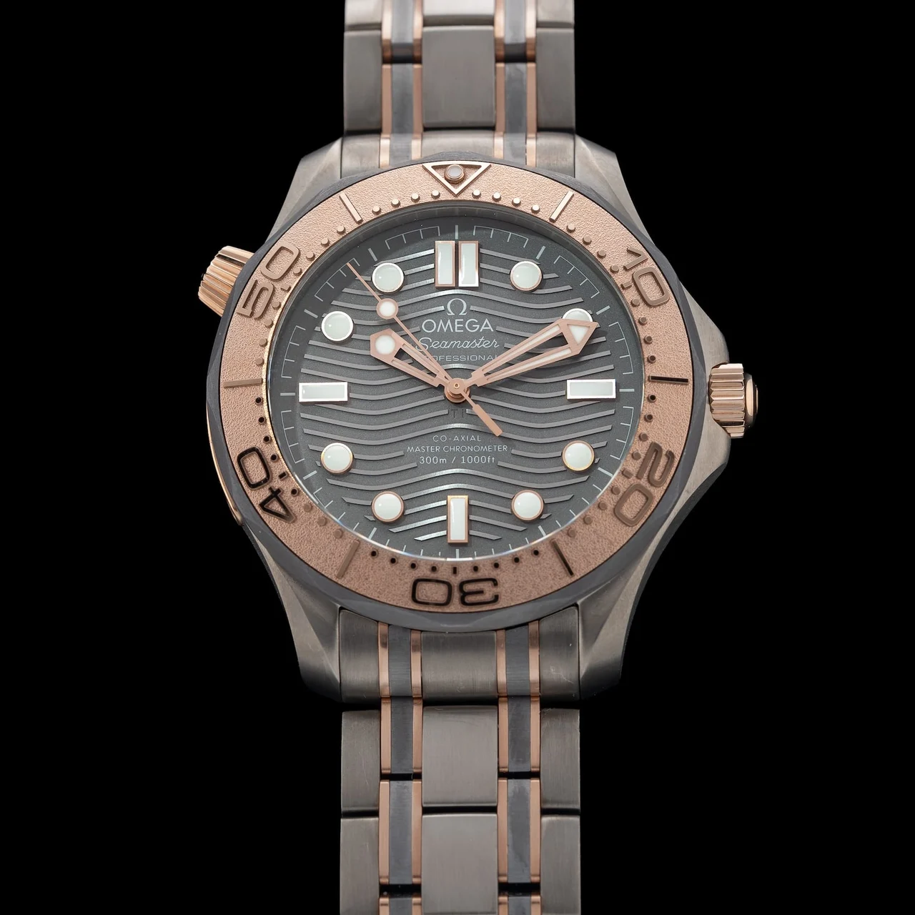 OMEGA Seamaster Diver 300M Co-Axial Master Chronometer Tantalum Limited Edition POC210009N39554 42 mm kol saati