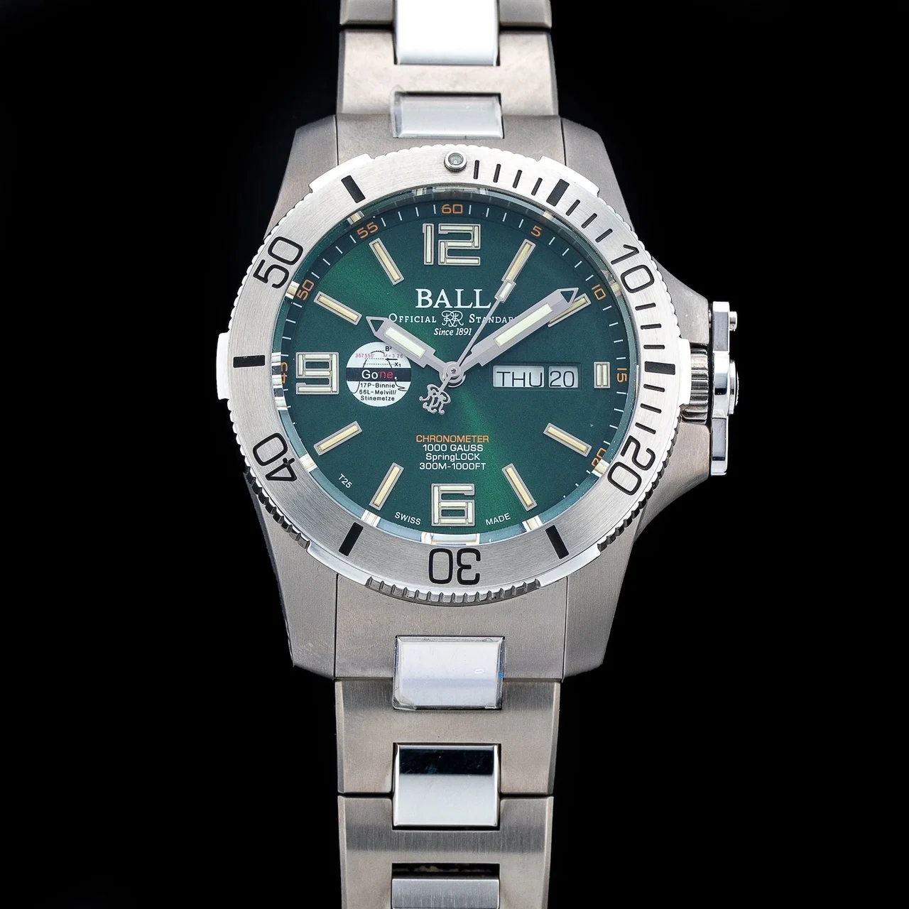 Ball Engineer Hydrocarbon Spacemaster II 42mm 210009N34482 42 mm kol saati