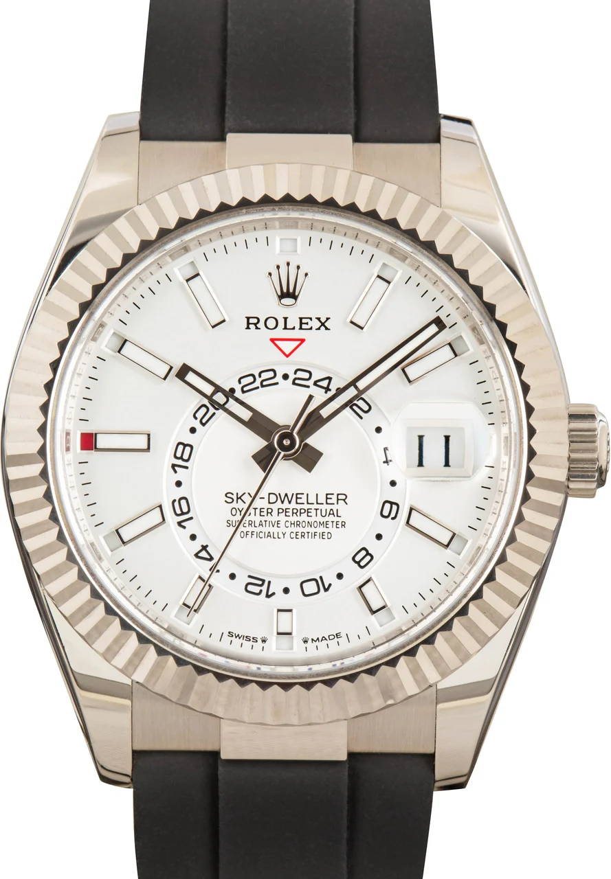 Rolex Sky-Dweller 336239 Intense White Dial 42 mm kol saati