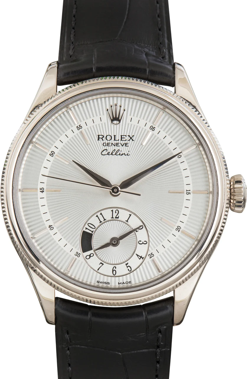 Rolex Cellini 50529 Black Dial 39 mm kol saati