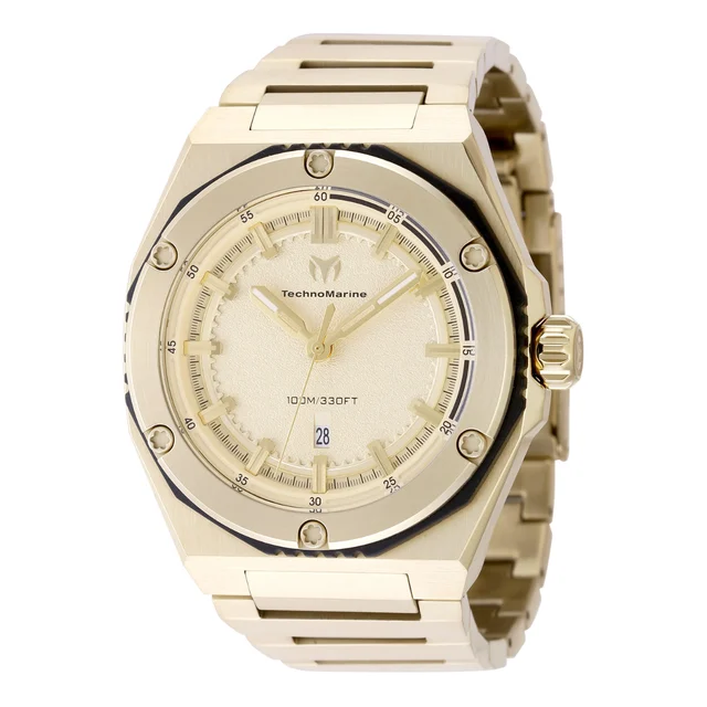 Technomarine Coral Legacy Watch - 45mm. Gold (TM-416076) kol saati