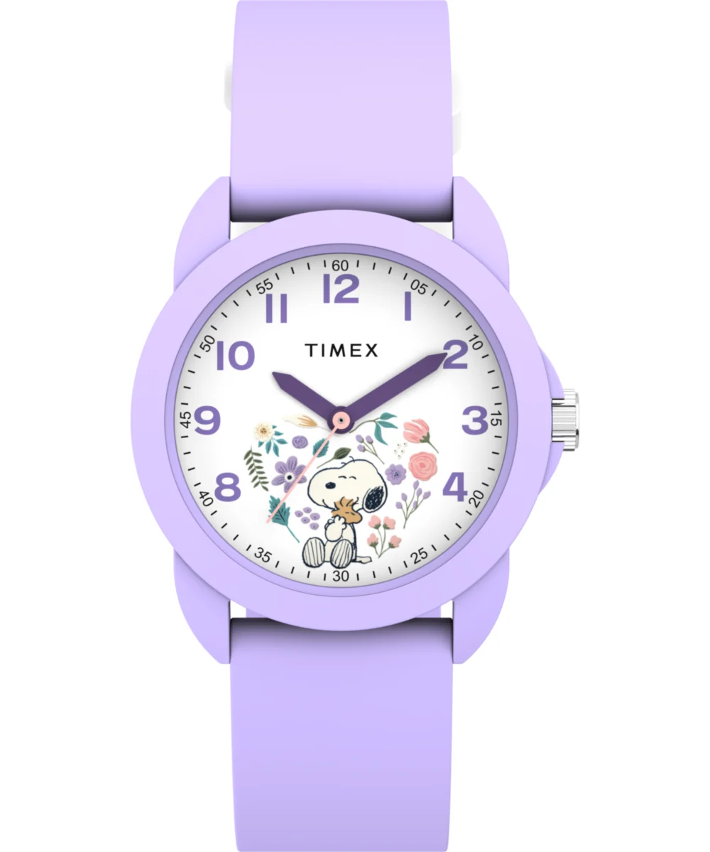 Timex Peanuts® x Youth Spring 30mm Silicone Strap Watch TW2Y51200 30 mm kol saati