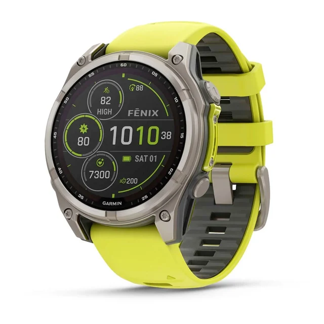Garmin Fenix 8 47mm Solar Sapphire Titanium 010-02906-20 kol saati