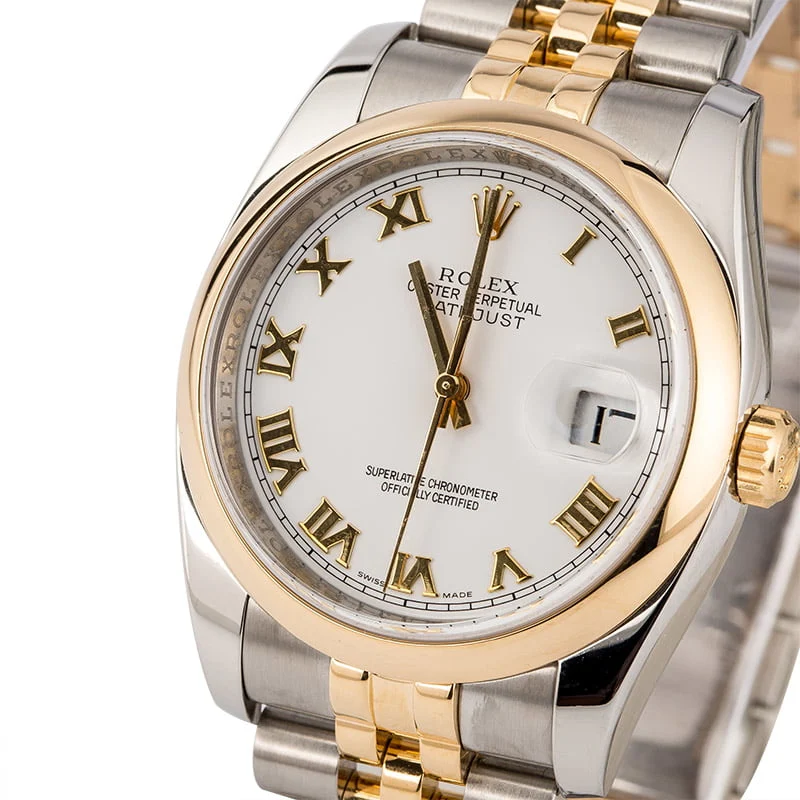 Rolex Datejust 116203 Roman Dial 116203CRO 36 mm kol saati