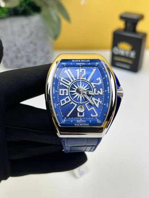 Franck Muller Vanguard Yachting 45mm Blue Dial – Automatic kol saati