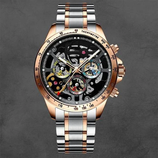 Matt Arend Top Gear Skeleton Rosegold / Gunmetal MA 868 Top Gear Skeleton Rosegold / Gunme