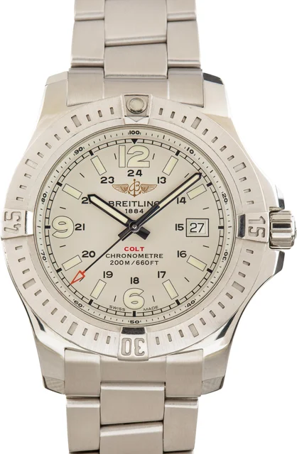 Breitling Colt Stainless Steel Silver Dial A7438811/G792 kol saati
