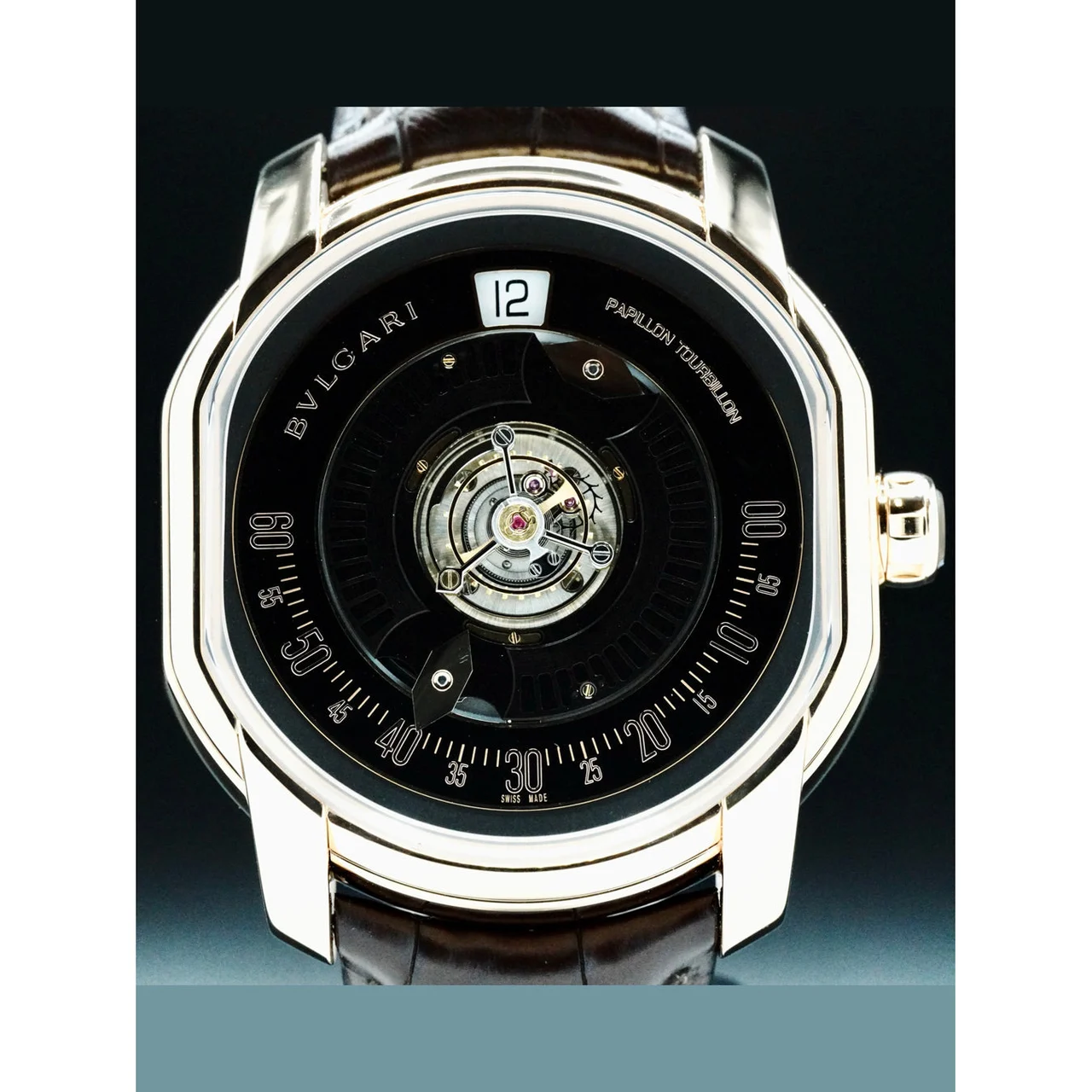 Bulgari Papillon Tourbillon 102074 POC210000081792 45 mm kol saati