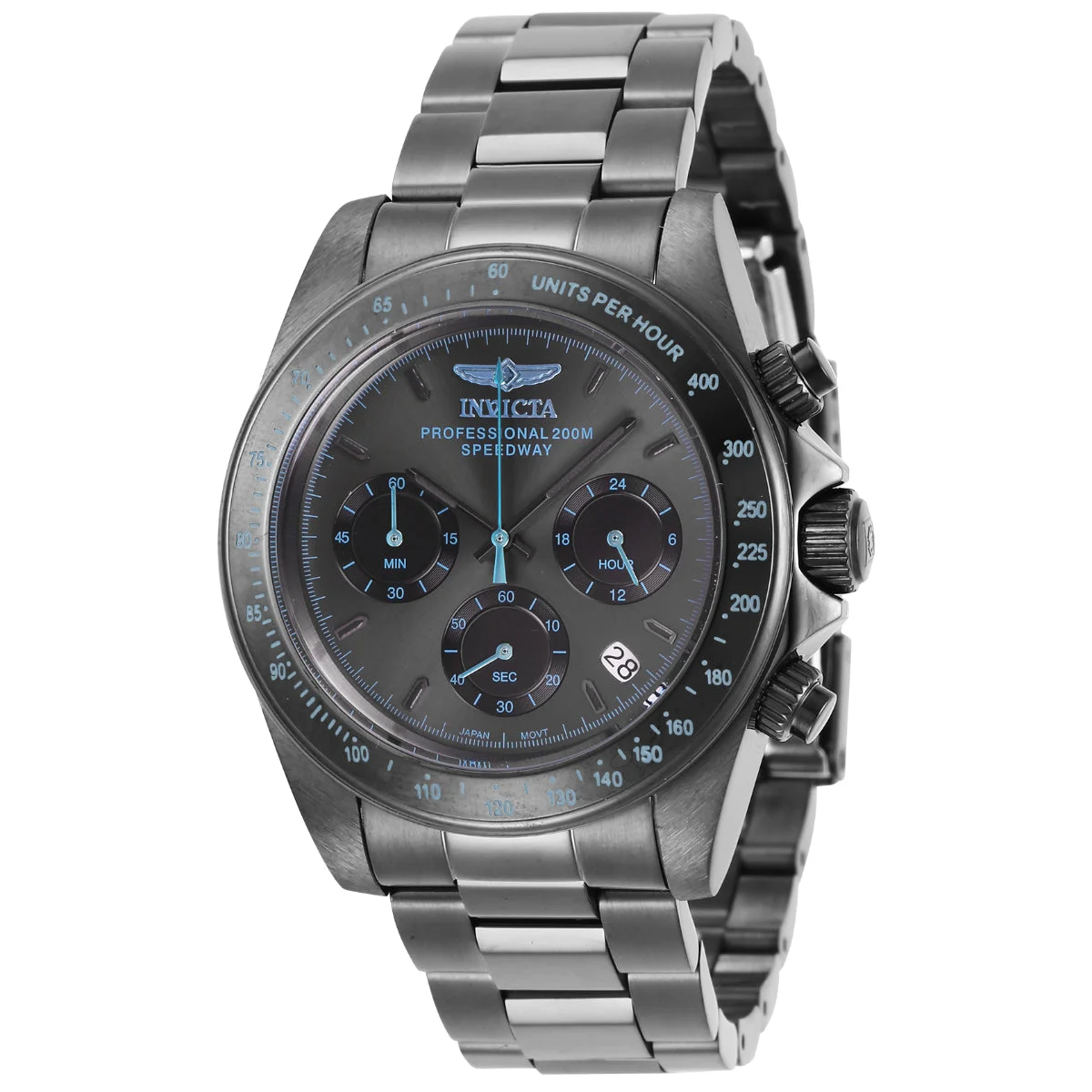 Invicta Speedway Torvane Watch - 39.5mm, Gunmetal (27772) 39.5 mm kol saati