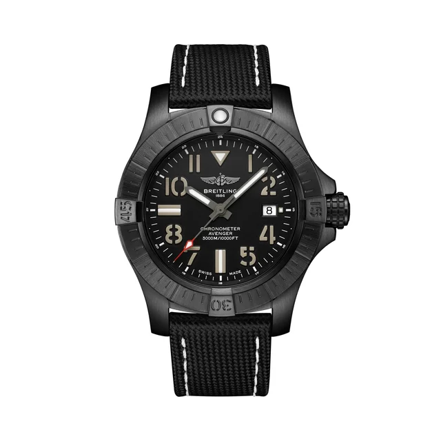 Breitling Avenger Automatic 45 Seawolf Night Mission Black Dial V17319101B1X1 kol saati