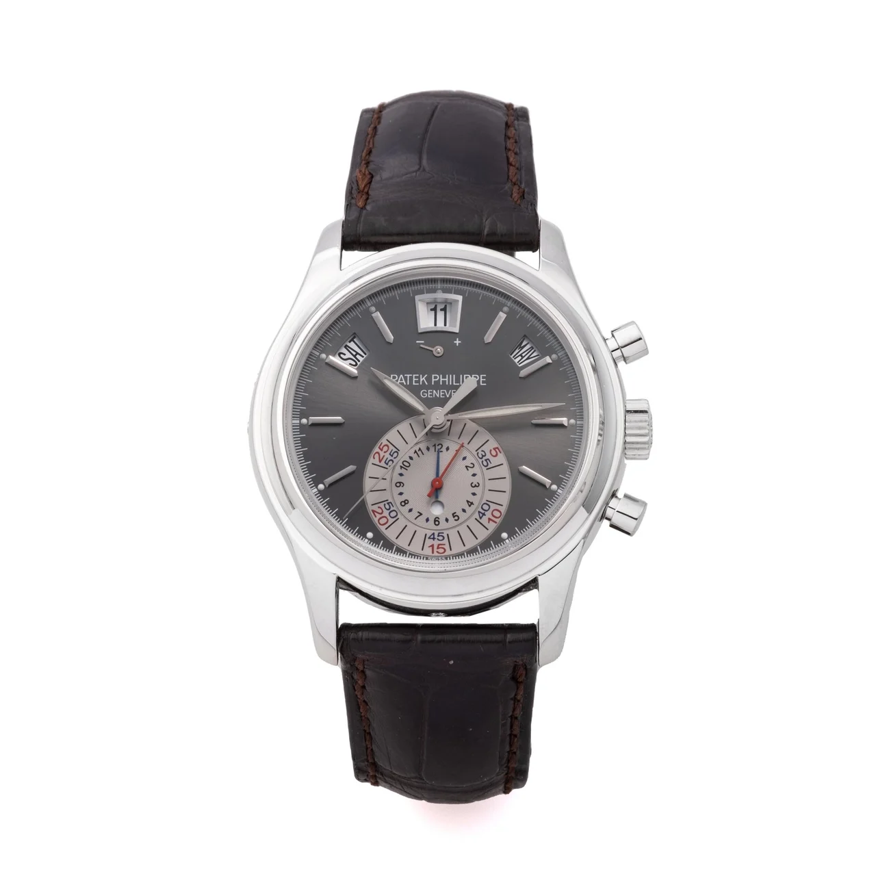 Patek Philippe PATEK PHILIPPE REF. 5960 ANNUAL CALENDAR FLYBACK CHRONOGRAPH PLATINUM kol saati