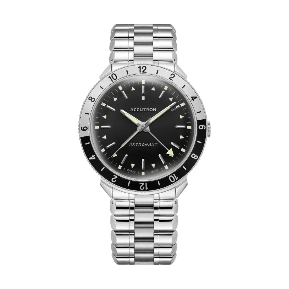 Accutron Astronaut "T" 41mm - Black on Bracelet 2SW8A002 41 mm kol saati