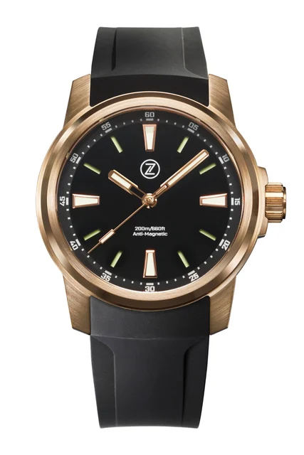 Zelos Aurora Field 42mm Br 'Onyx' kol saati
