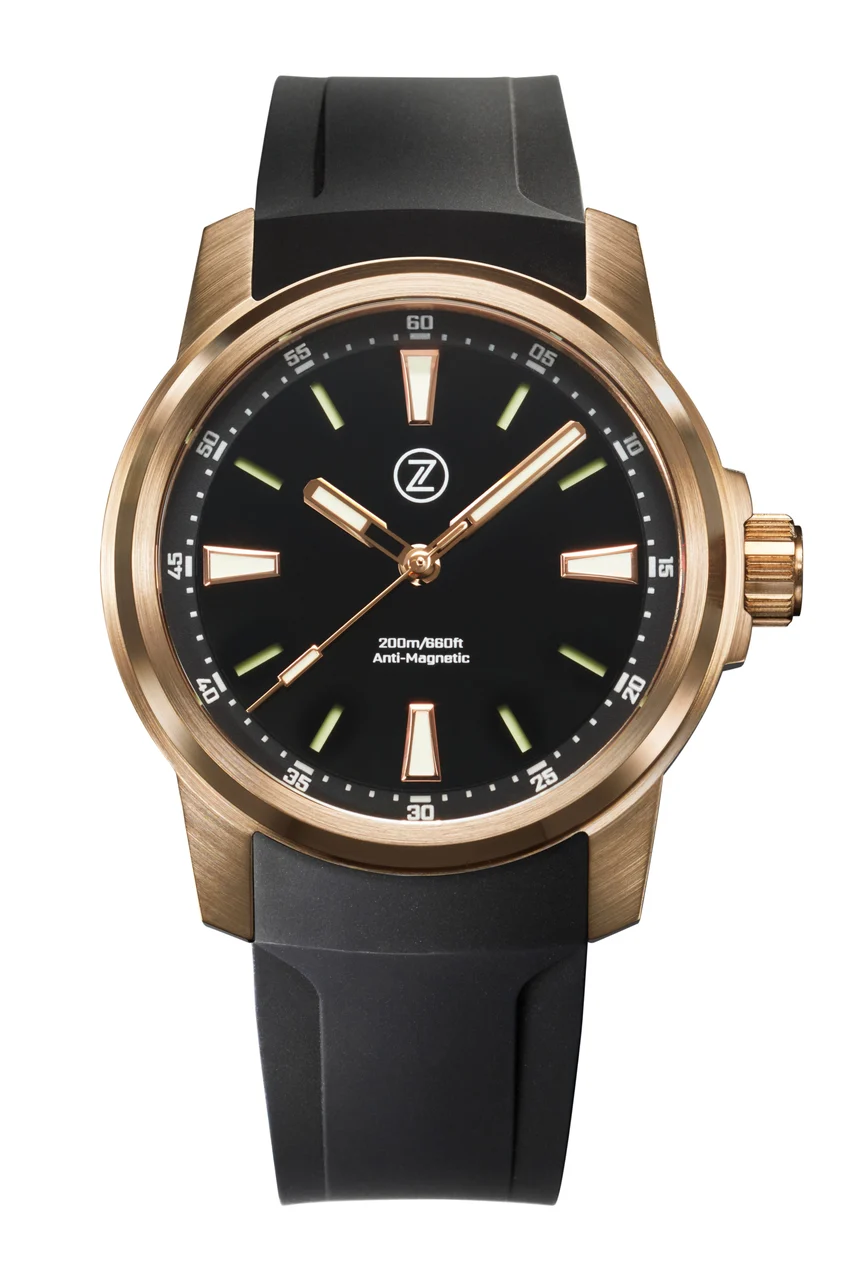 Zelos Aurora Field 42mm Br 'Onyx' 42 mm kol saati