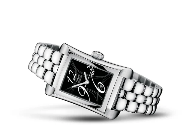 Oris Rectangular Date 2008 01 561 7620 4064-07 8 16 75 kol saati