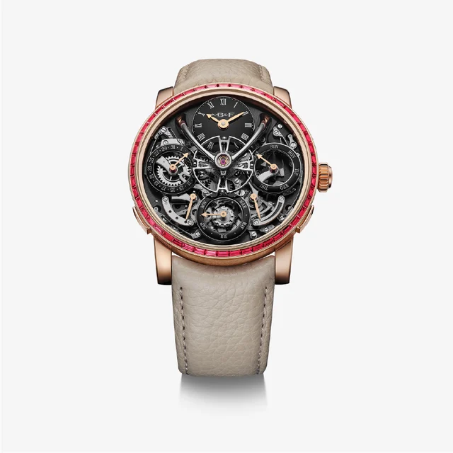 Mb&f Legacy Machine Perpetual Chromatic Red Ruby kol saati