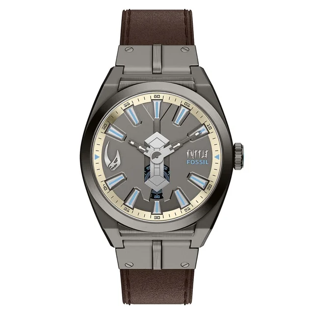 Fossil Star Wars Mandalorian Everett ve Yaka İğnesi Seti FLE1245SET kol saati