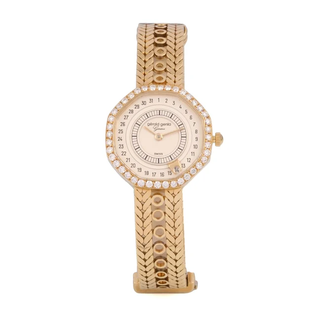 Gerald Genta GERALD GENTA, REF. G2734.7, DIAMOND BEZEL, YELLOW GOLD kol saati