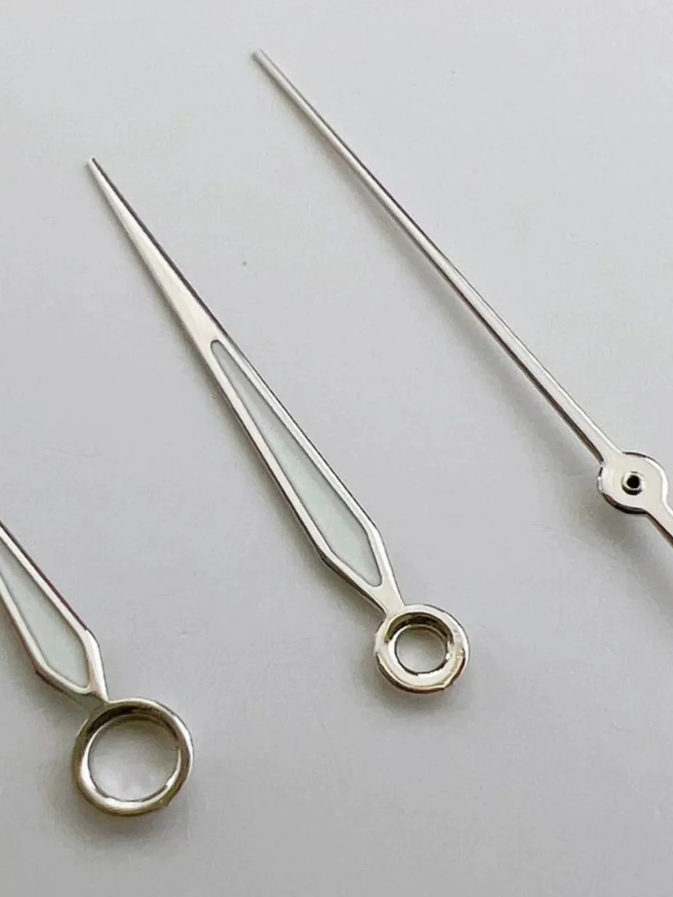 Tandorio Polished Watch Hands green luminous watch needle suitable for Japanese NH35/364R/7S movement 8 * 12.5 * 13mm 5342714894121 kol saati