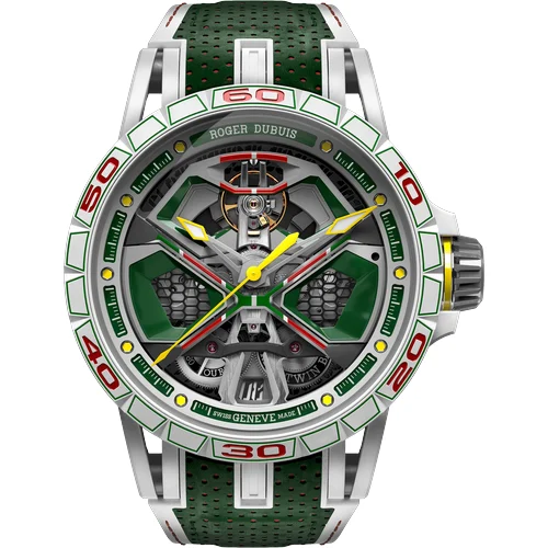 Roger Dubuis Excalibur Spider Huracán White MCF 45mm RDDBEX1006 45 mm kol saati