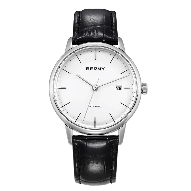 BERNY Men Automatic Dress Watch-AM012M AM012M-B kol saati