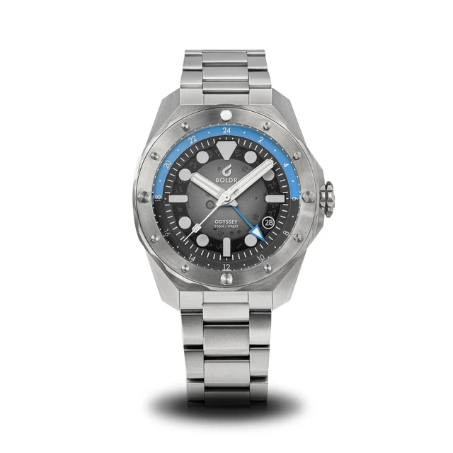 BOLDR Supply Co. Odyssey Horizon ODY-TI-40-H-BL kol saati