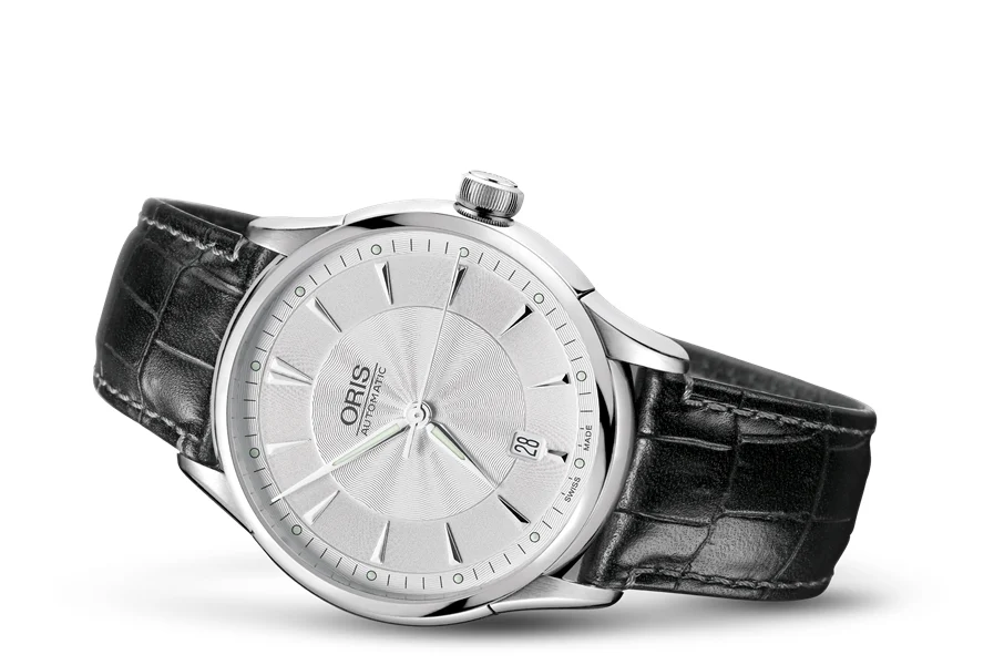 Oris Artelier Date 01 733 7591 4091-07 5 21 71FC 40 mm kol saati