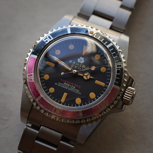 KATABAMI WATCH JAPAN 【STOCK】The diver "Two Tone" COKE kol saati