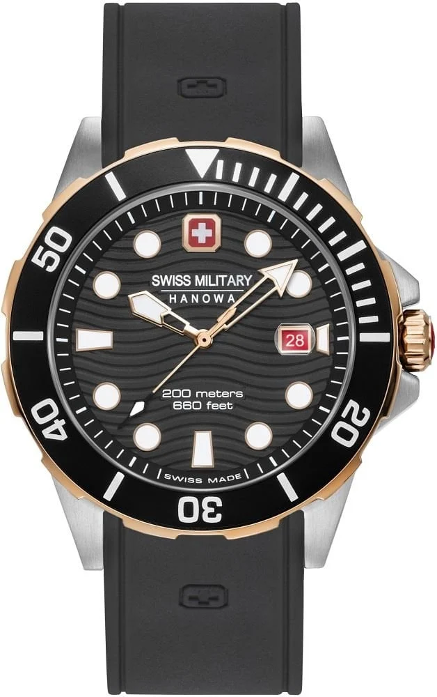 Swiss Military Hanowa Diver 06-4338.12.007 44 mm kol saati
