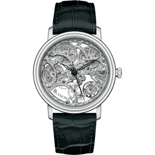 Blancpain Villeret Squelette 8 Jours 6633 1500 55B 38 mm kol saati