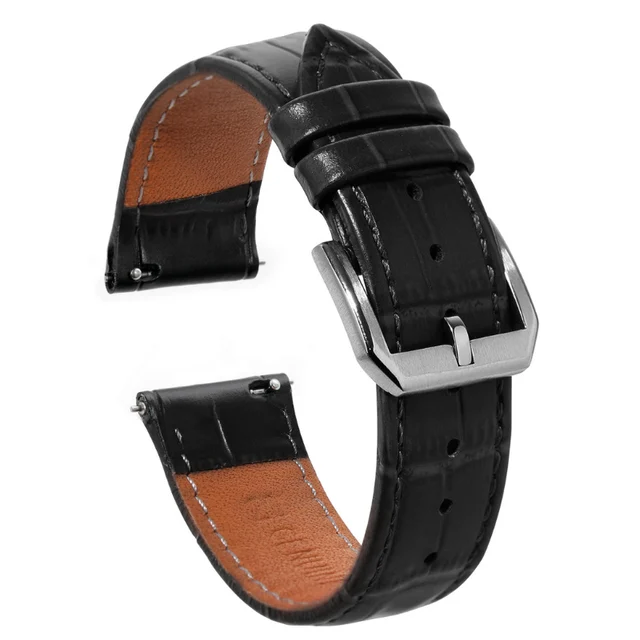Wristfull Easy Release Soft Leather Band 20mm 仅表带：GS棕皮20mm（库存） kol saati