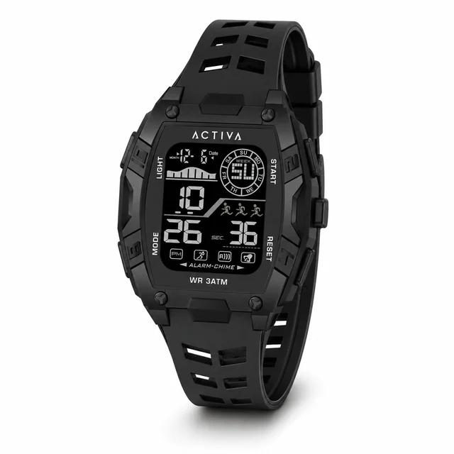 Activa Zalix X Invicta Digital Watch - 46mm. Black (ACW8130-004) kol saati