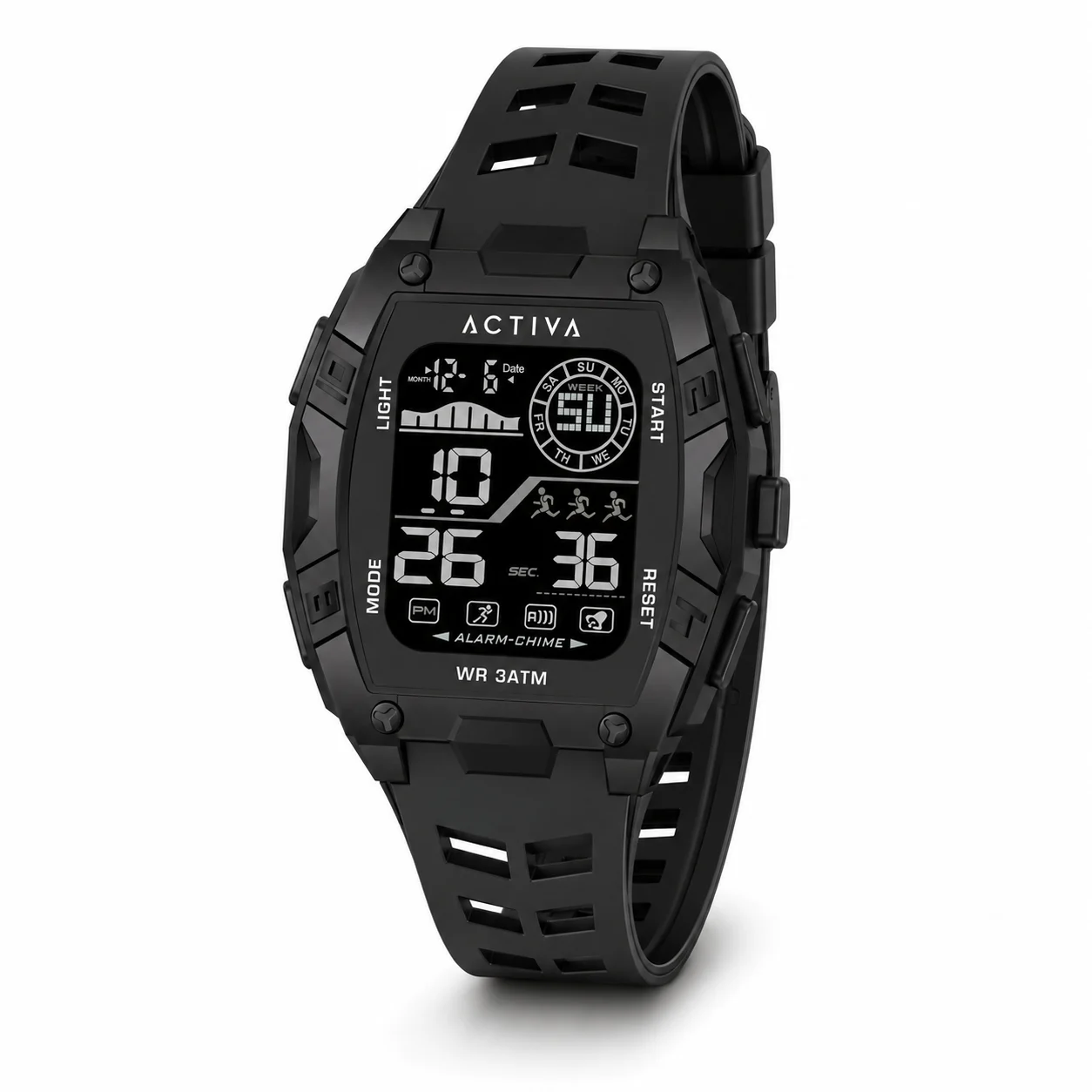 Activa Zalix X Invicta Digital Watch - 46mm. Black (ACW8130-004) 46 mm kol saati