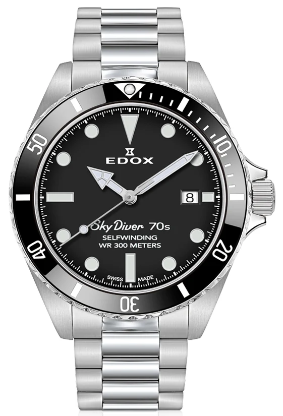 EDOX Skydiver ED375 44 mm kol saati