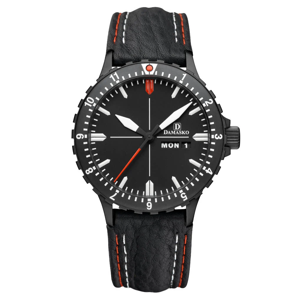 Damasko Automatic Watch with in-house Movement #DK44BK 40 mm kol saati