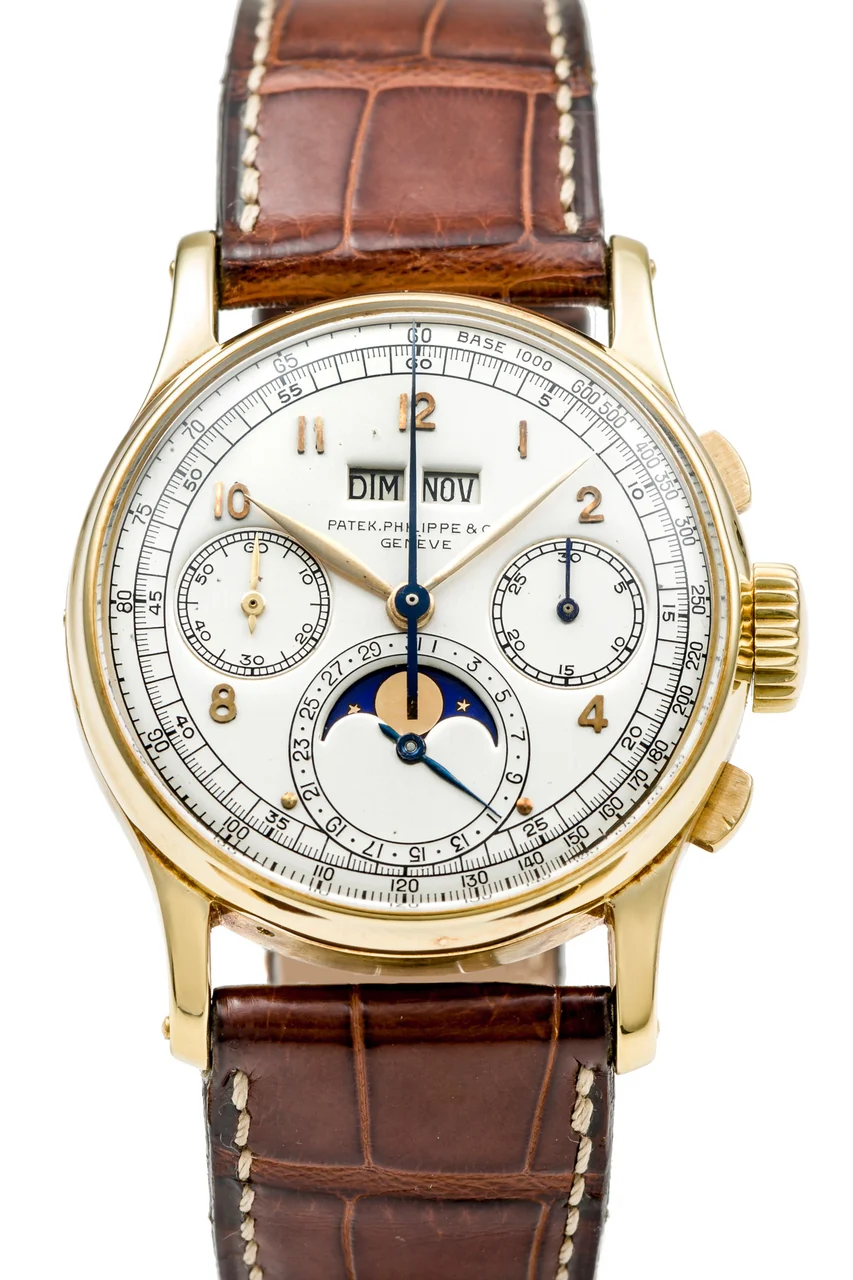 Patek Philippe PATEK PHILIPPE, REF. 1518, PERPETUAL CALENDAR CHRONOGRAPH YELLOW GOLD, kol saati