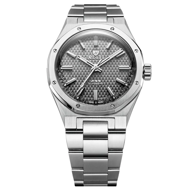 Nivada Grenchen Grey Mk2 38mm No Date 68044A77 kol saati