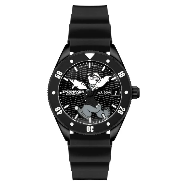 Spinnaker Challenger Automatic Popeye Anchor Arms LE Midnight Mast #SP-5163-03 kol saati