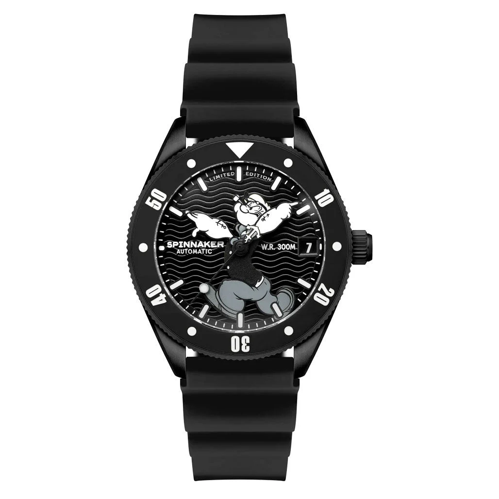 Spinnaker Challenger Automatic Popeye Anchor Arms LE Midnight Mast #SP-5163-03 kol saati