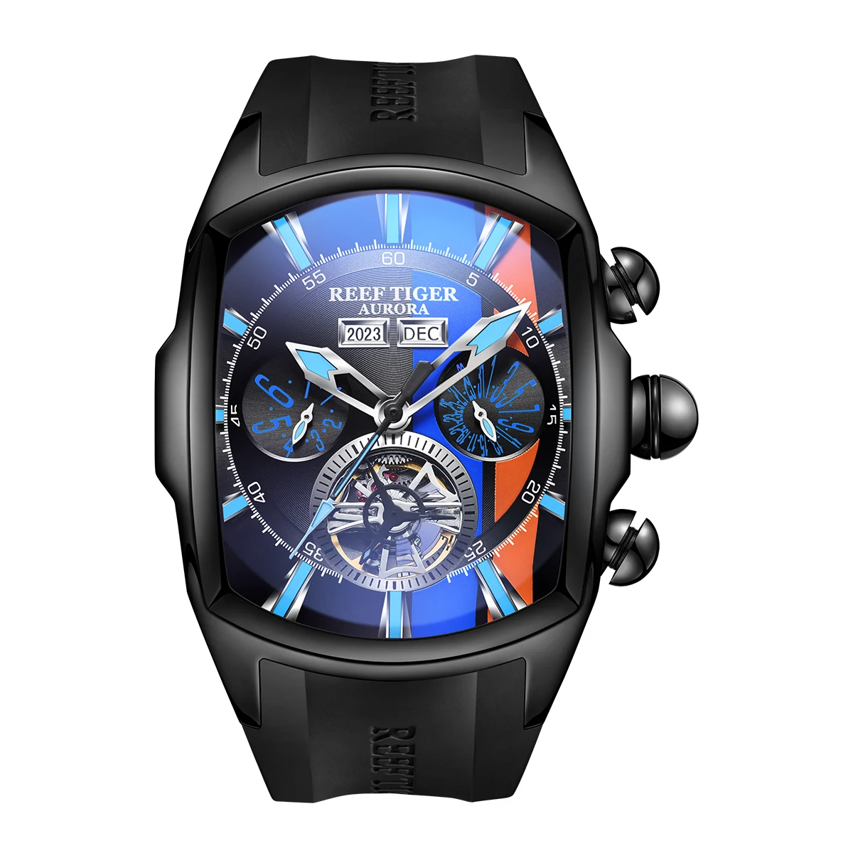 Reef Tiger Aurora Tank RGA3069-Racing-02 45 mm kol saati