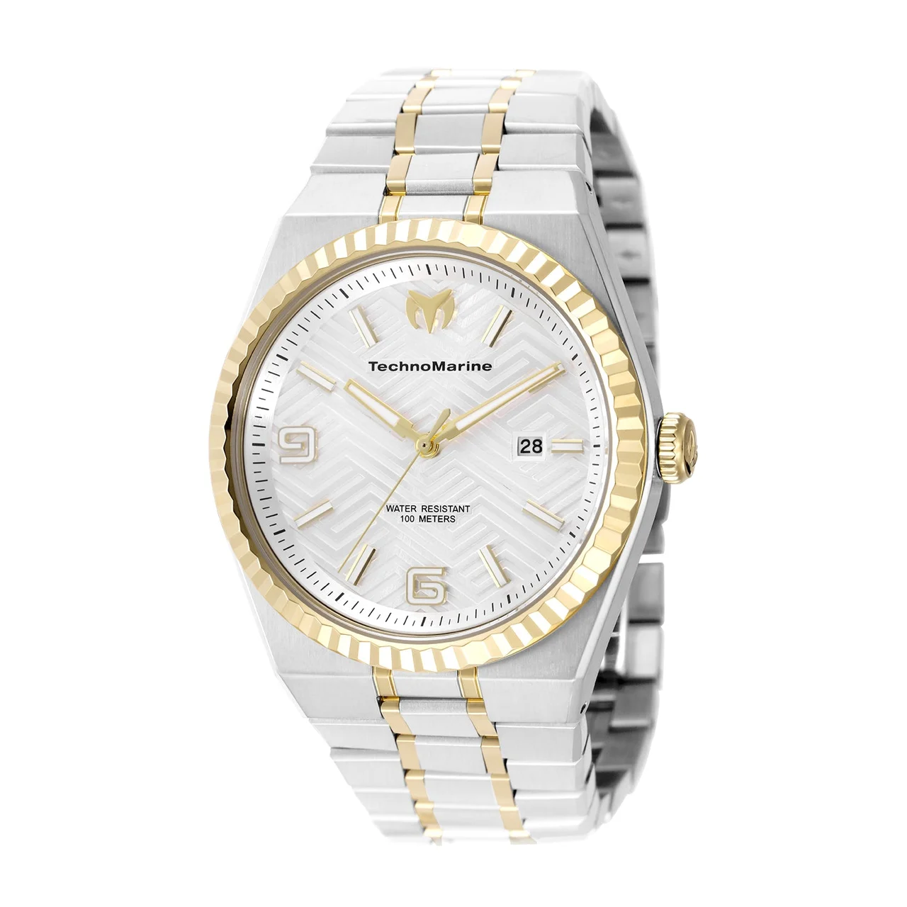 Technomarine TERRA NOVA Watch - 42mm. Gold. Steel (TM-225058) 42 mm kol saati