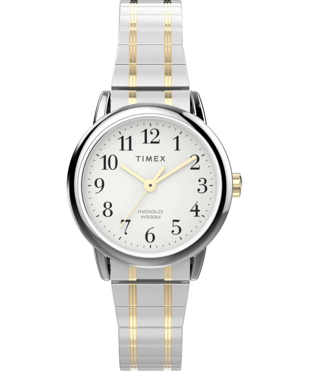 Timex Easy Reader 25mm Stainless Steel Expansion Band Watch TW2W52500 25 mm kol saati