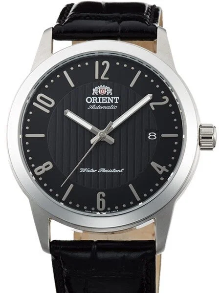 Orient Howard Automatic + Hand Wind Watch with Black Dial #AC05006B kol saati