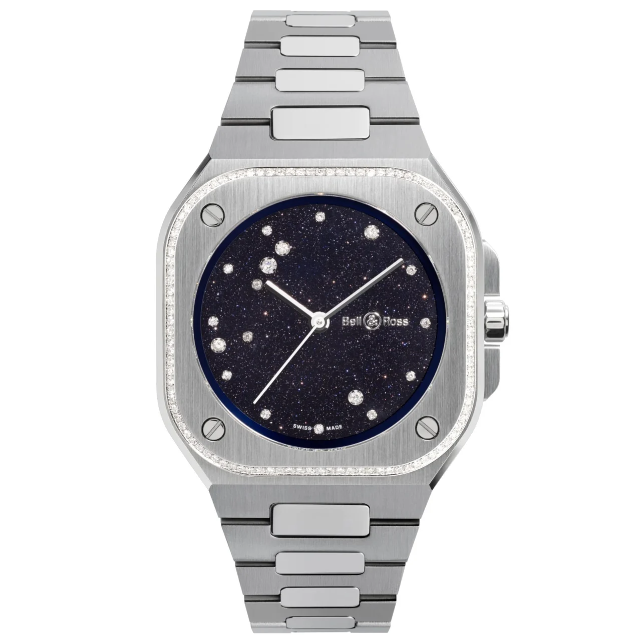 Bell & Ross Blue Diamond Eagle Diamonds BR05A-S-EA-LGD/SST 36 mm kol saati