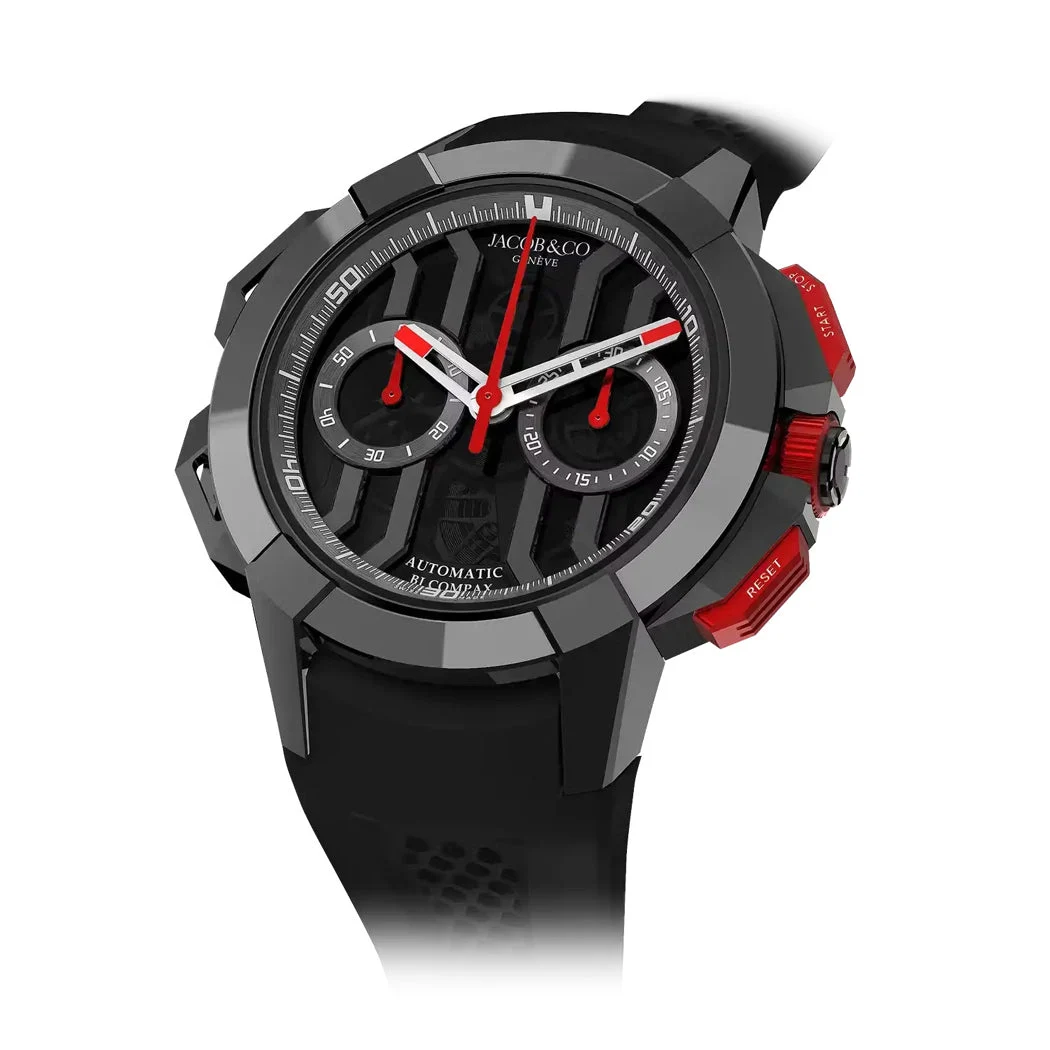 Jacob & Co. Jacob & Co. Epic X Chronograph Grey Red EC400.22.AB.AB.A 44 mm kol saati