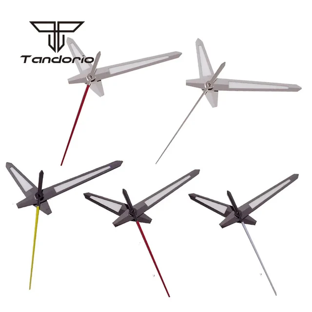 Tandorio Fit for NH35 NH36 7s26 7s36 7s25 Automatic Movement Luminous Watch Hands Pointers