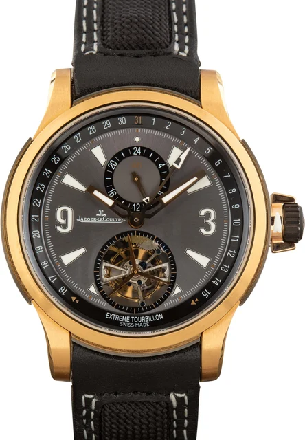 Jaeger-Lecoultre Master Compressor Extreme Tourbillon ref 150.2.34 Rose Gold kol saati