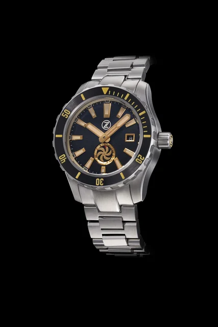 Zelos Abyss 3 3000m Steel Turbine Black Sand kol saati