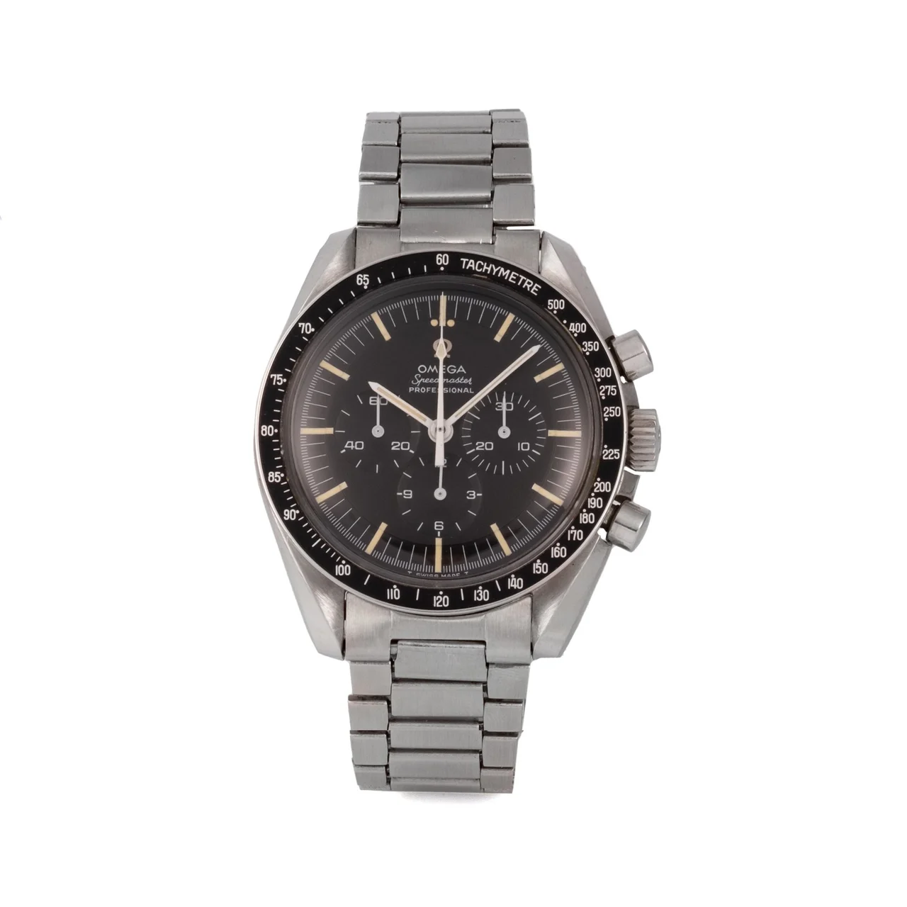 OMEGA Ref. 145.022-68 ST, chronograph, minute and hour counters, calibre 861; “Speedmaster Professional” “Moonwatch”; stainless steel kol saati
